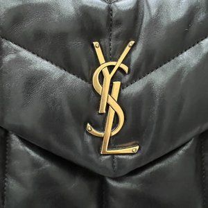 YSL Small Puffer Quilted Lambskin Handbag
